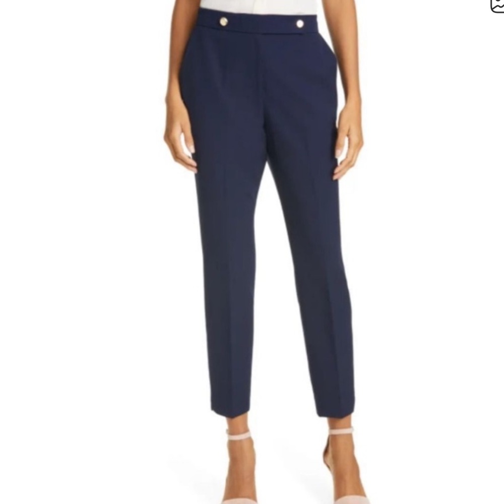 Ted Baker cerisat  split hem Dark Blue trousers size 3